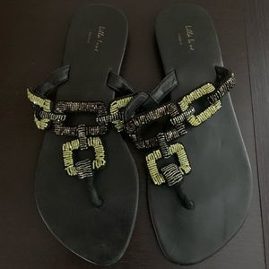 Lilla Lane Beaded Flats (42), 9.5